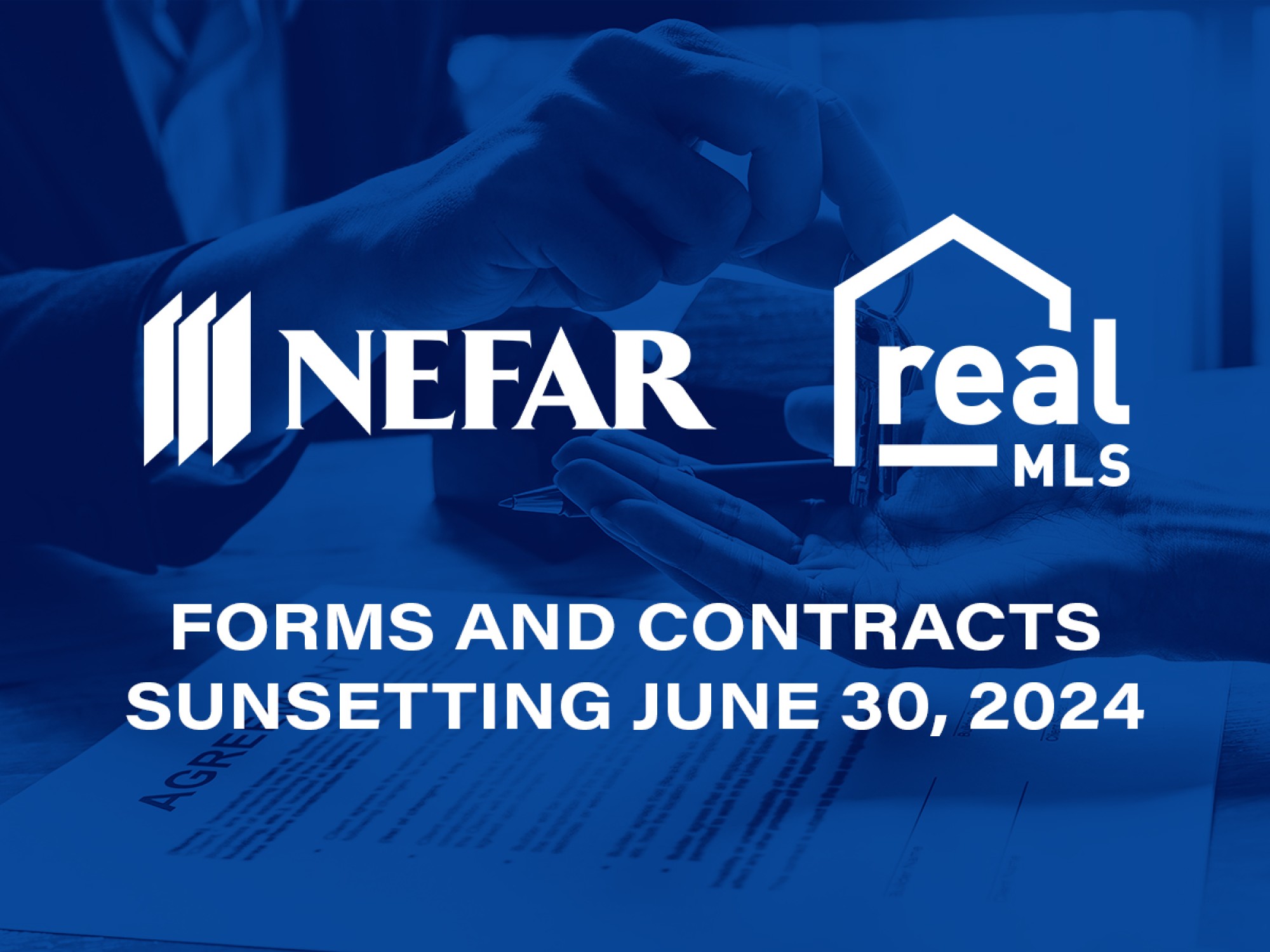 Joint Message from realMLS and NEFAR Regarding NEFAR/realMLS Forms and Contracts