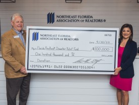 NEFAR generously supports Florida Realtors Disaster Relief Fund after Hurricane Ian